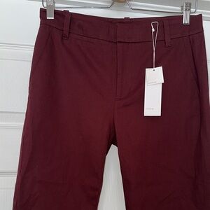 VINCE Burgundy Trousers